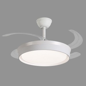 VENTIL. TETO RETRATIL.C/PLAFON LED BREEZE 36