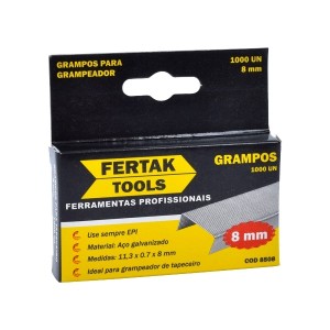 GRAMPO P/GRAMPEADOR FERTAK 08MM C/1000