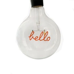 LAMPADA LED FILAMENTO G125 3W HELLO