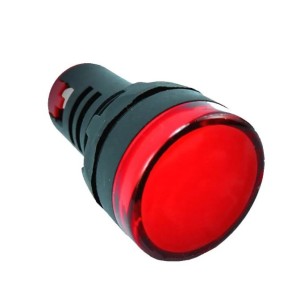 SINALEIRO MONOBLOCO 22CM 110VC VERMELHO