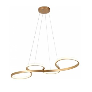 LUSTRE PENDENTE BORBOLETA LED 6W BIV 2MT 22X22CM SIND